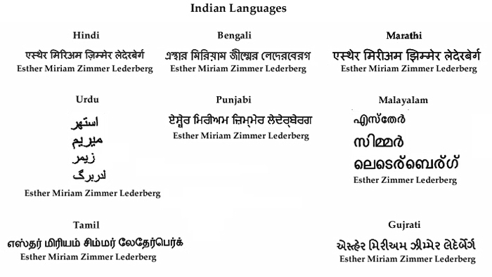 Indian Languages